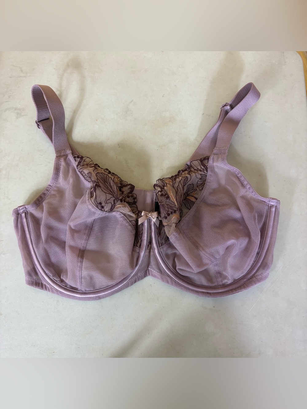 understance Penny FlexWire Unpadded elderberry 36G dainty romantic wires USED